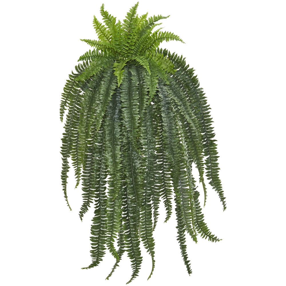 Nearly Natural Boston Fern 58in Artificial Hanging Plant, Green MPN:6220-S1