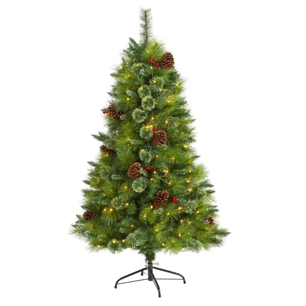 Nearly Natural Montana Mixed Pine Artificial Christmas Tree, 5' MPN:T1621