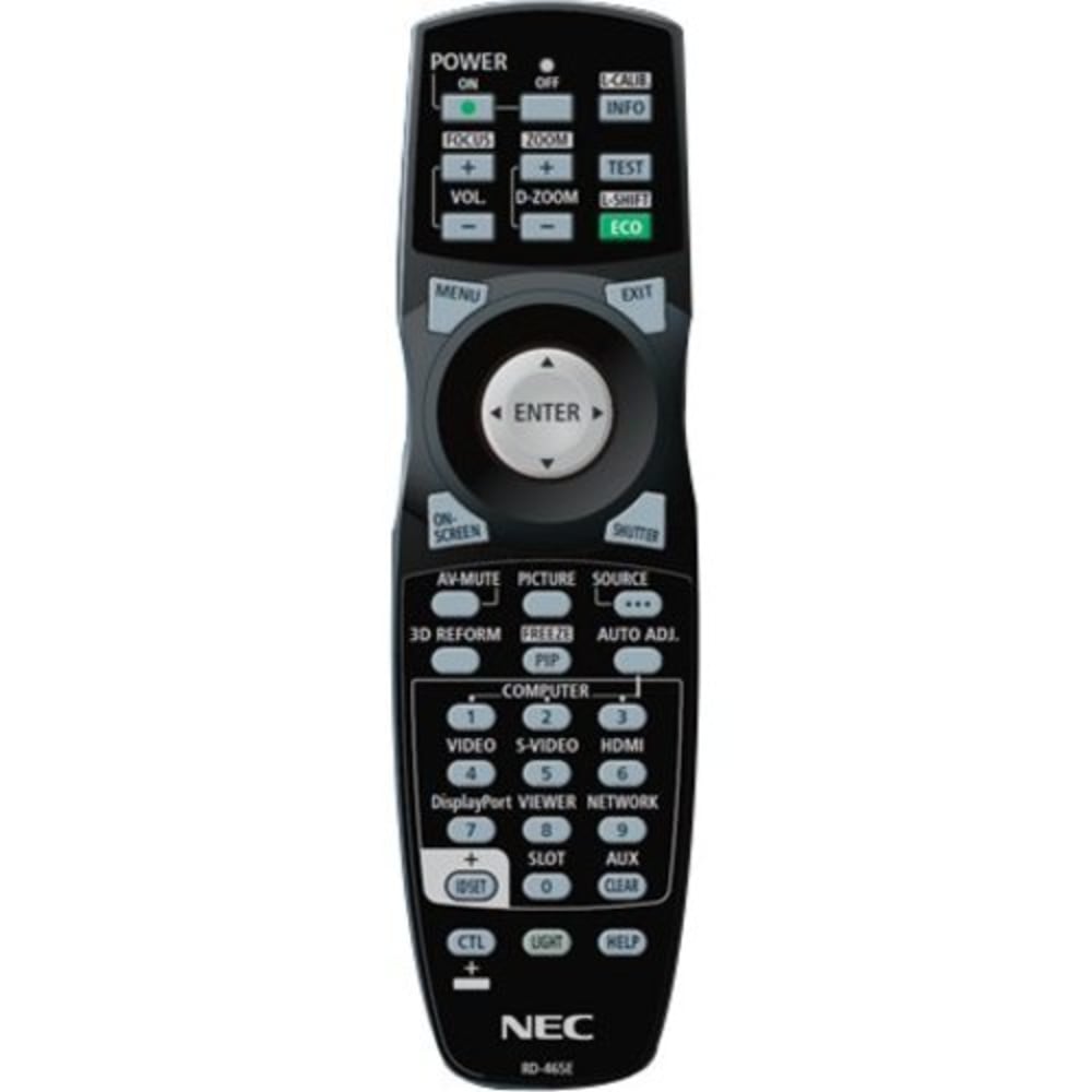 NEC RMT-PJ35 - Remote control - for NEC NP-PH1000, PH1400, PX2201, PX700, PX700W-08, PX750, PX800, PX800X-08 MPN:RMT-PJ35