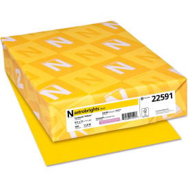 Colored Paper - Neenah Paper Astrobrights Paper Yellow 8-1/2