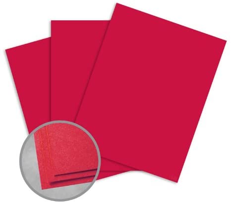 Astrobrights Color Card Stock, Re-Entry Red, Letter (8.5in x 11in), 65 Lb, Pack Of 250 (Min Order Qty 5) MPN:21758