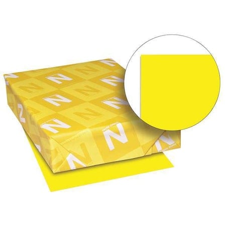 Card Stock, 8-1/2x11, Yellow, PK250 MPN:WAU22731
