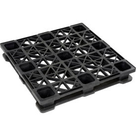 Rackable Medium Duty Open Deck Pallet Plastic 4-Way Entry 45