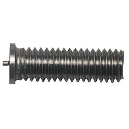 Weld Stud, #8-32, 3/4 in, TFTS Flanged Threaded, 18-8 Stainless Steel, Plain Finish, 1000 PK MPN:101-208-334-G1000
