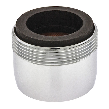 1.8 gpm Flow Restrictor, 15/16 in - 27, 55/64 in - 27 Thread Size, Chrome, Brass, 6 PK MPN:1162003
