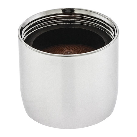 1.8 gpm Outlet, 3/4 in - 27 Thread Size, Chrome, Brass MPN:1168005