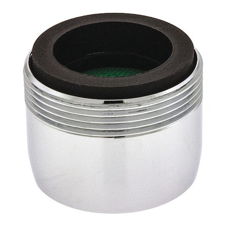 1.5 gpm Outlet, 15/16 in - 27, 55/64 in - 27 Thread Size, Chrome, Brass, 50 PK MPN:5505804
