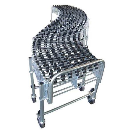 Skate Wheel Conveyor, Flexible, Polymer MPN:22624008P