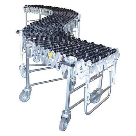 Skate Wheel Conveyor, Flexible, Polymer MPN:37630024PAL