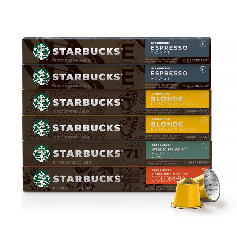 Starbucks Single-Serve Coffee Freshpacks, Variety Pack, Carton Of 60, 6 x 10 Per Box MPN:51958