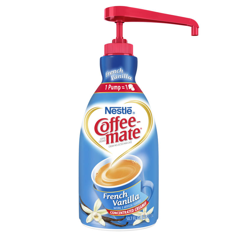 Nestle Coffee-mate Liquid Creamer, French Vanilla Flavor, 50.72 Oz Multiple Serve x 1 MPN:31803