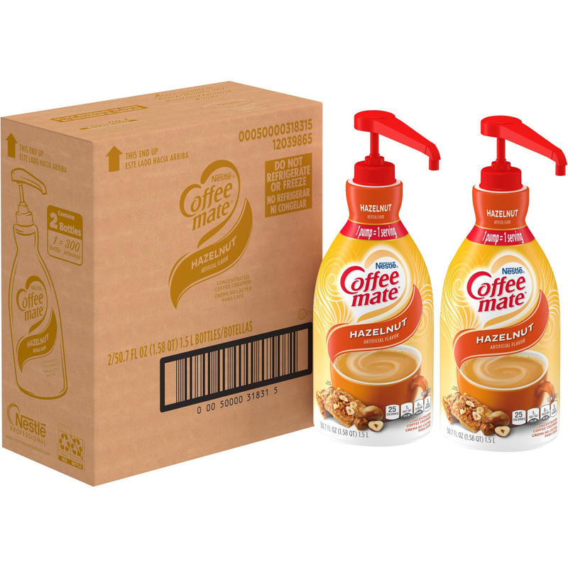 Coffee-mate - Liquid creamer concentrate - 0.4 gal (51.2 Oz) - pack of 2 MPN:31831CT