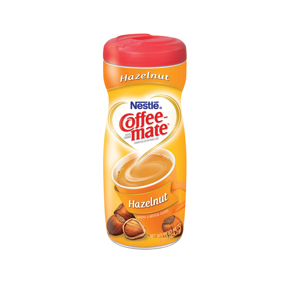 Nestle Coffee-mate Powdered Creamer Canister, Hazelnut, 15 Oz MPN:50000-49400