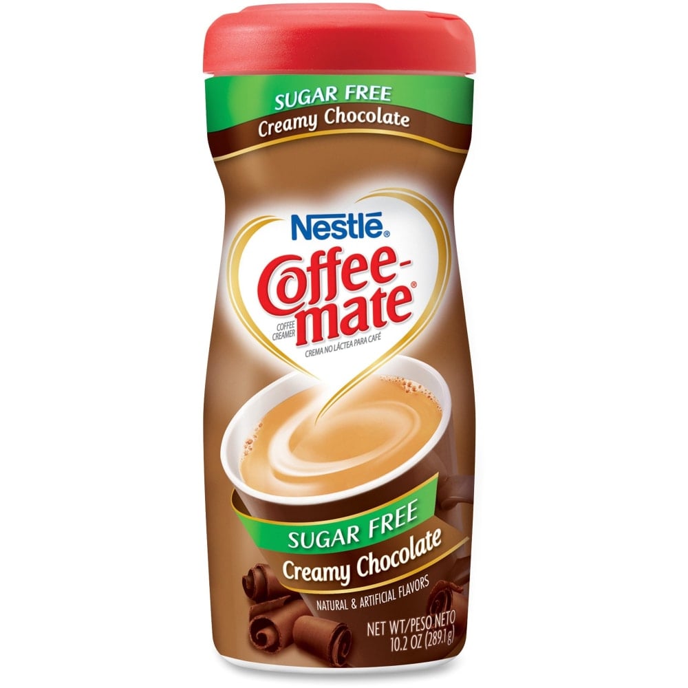 Nestle Coffee-mate Sugar-Free Coffee Creamer, 10.2 Oz, Creamy Chocolate (Min Order Qty 9) MPN:50000458172