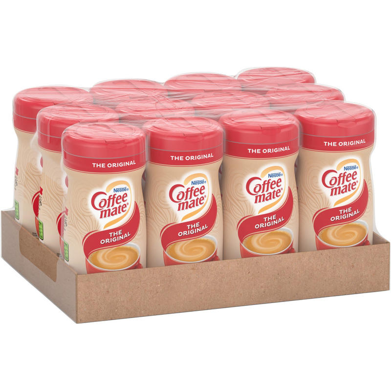 Coffee mate Original Powdered Coffee Creamer Canister - Original Flavor - 11 oz Canister - 12 / Carton - 1860 Serving MPN:55882CT