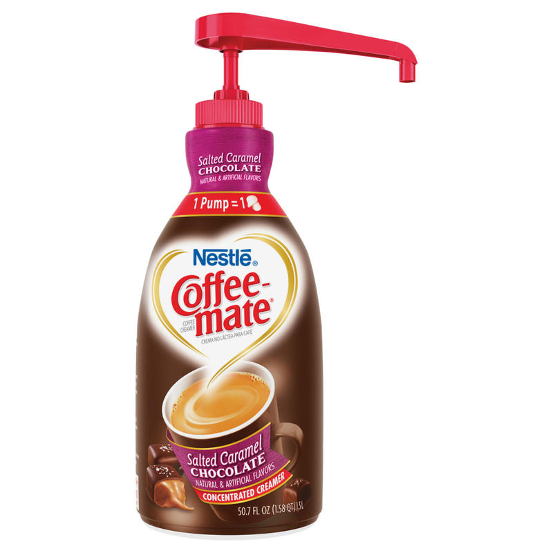Nestle Coffee-mate Liquid Creamer Pump Bottle, Salted Caramel, 50.7 Fl Oz MPN:NES79976