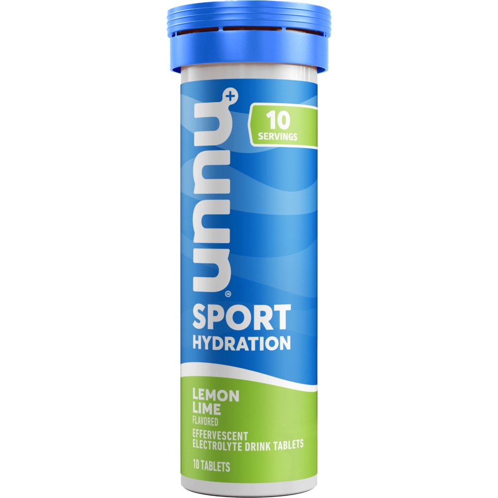 Nuun Sport Lemon Lime, 10 Tablets Per Tube, Box Of 8 Tubes MPN:NUU02047