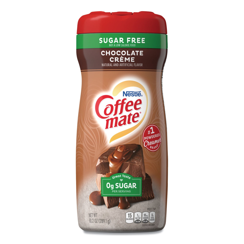 Nestle Coffee mate Powdered Creamer, Sugar-Free Chocolate Creme, 10.2 Oz, Carton Of 6 MPN:12175855