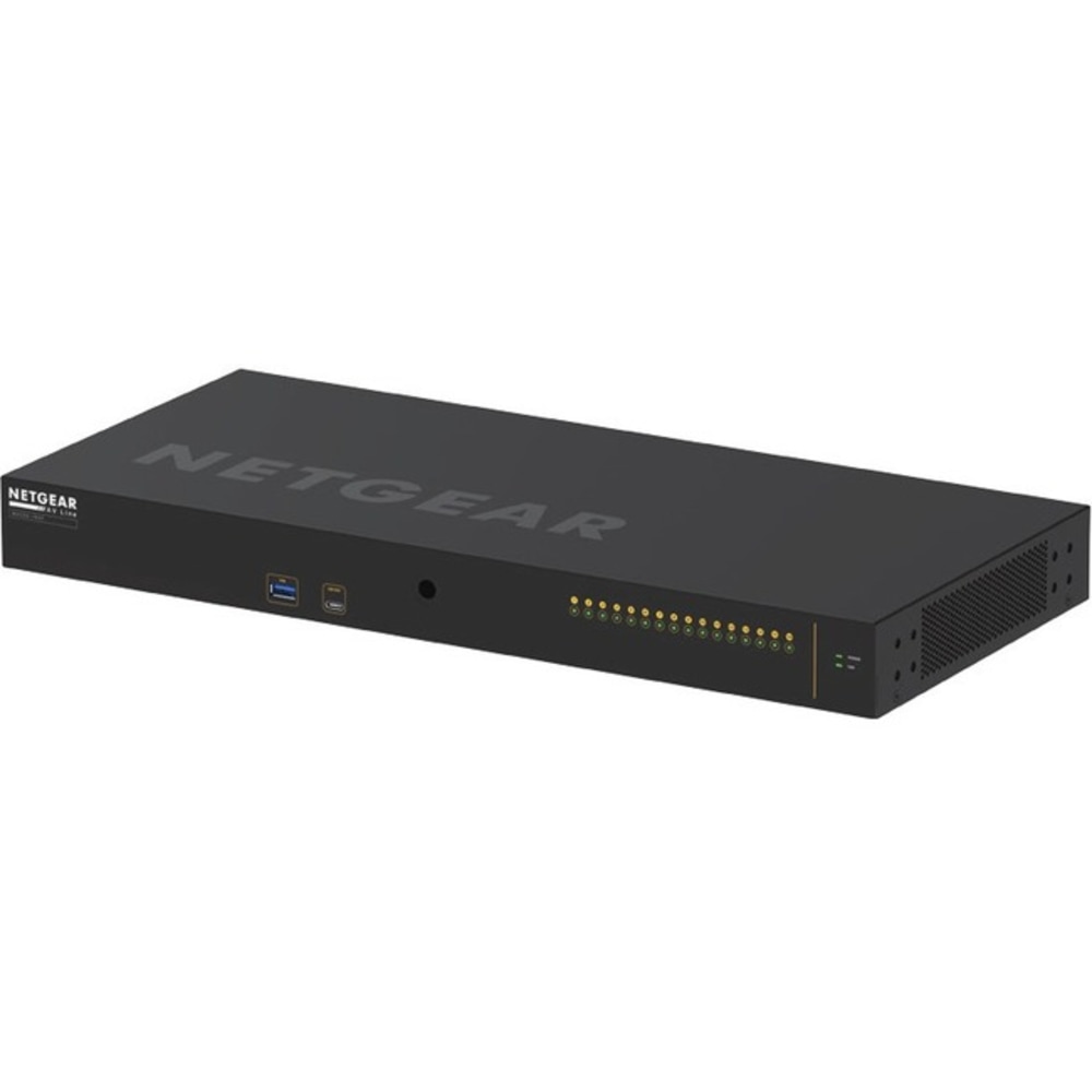 Netgear AV Line M4250-16XF 16x1G/10G Fiber SFP+ Managed Switch - Manageable - 3 Layer Supported - Modular - XSM4216F100NAS MPN:XSM4216F-100NAS