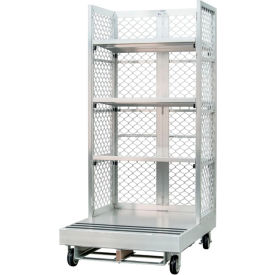 New Age Crown Forklift Order Picking Truck w/ 3 Shelves 40