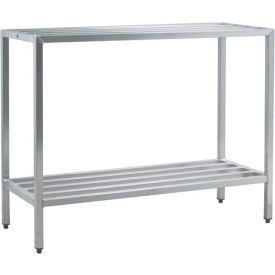 New Age Industrial 2 Shelf Aluminum Heavy Duty Fully Welded HD-Bar Shelves 60