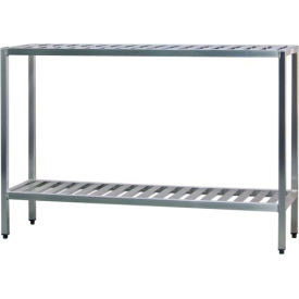 New Age Industrial 2 Shelf Aluminum Heavy Duty Fully Welded T-Bar Shelves 42