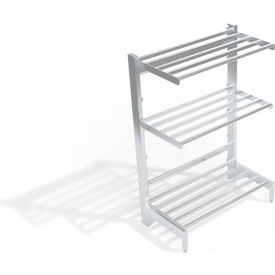 New Age HD-Bar Cantilever Aluminum Shelving Unit 3 Shelves 50-3/4