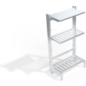 New Age T-Bar & Solid Reinforced Cantilever Shelving Unit 3 Shelves 38-3/4