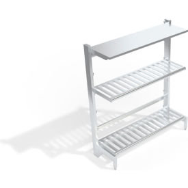 New Age T-Bar & Solid Reinforced Cantilever Shelving Unit 3 Shelves 62-3/4