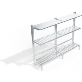 New Age T-Bar & Solid Reinforced Cantilever Shelving Unit 6 Shelves 98-3/4