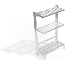 New Age T-Bar Cantilever Aluminum Shelving Unit 3 Shelves 44-3/4