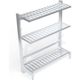 New Age T-Bar Cantilever Aluminum Shelving Unit 3 Shelves 62-3/4