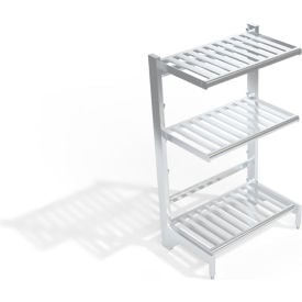 New Age T-Bar Cantilever Aluminum Shelving Unit 3 Shelves 44-3/4