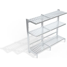 New Age T-Bar Cantilever Aluminum Shelving Unit 6 Shelves 86-3/4