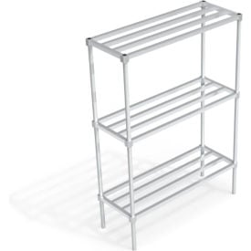 New Age Standard HD-Bar Adjustable Aluminum Shelving Unit 3 Shelves 48