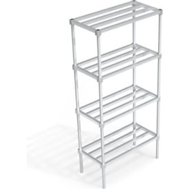 New Age Standard HD-Bar Adjustable Aluminum Shelving Unit 4 Shelves 36