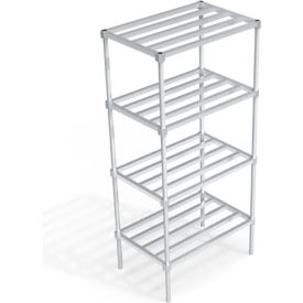 New Age Standard HD-Bar Adjustable Aluminum Shelving Unit 4 Shelves 36
