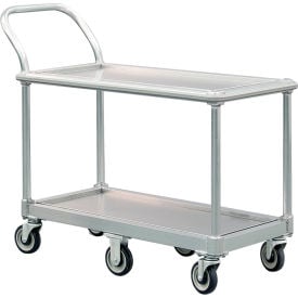 New Age Industrial HD Stocking Utility Cart w/ Perimeter Bumper 1200 lb Cap 48-1/2