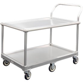 New Age Industrial HD Stocking Utility Cart w/ Perimeter Bumper 1000 lb. Cap. 50-1/2 x 29