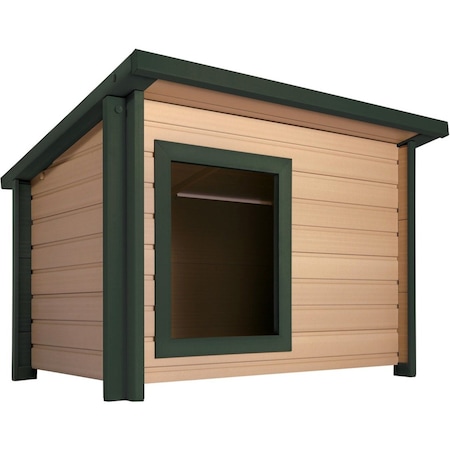 Pet Rustic Lodge Dog House, Jumbo MPN:ECOH203JMB-GN
