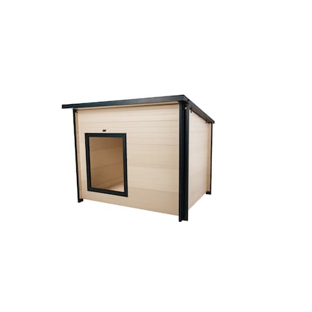 Pet Rustic Lodge Dog House, Medium MPN:ECOH203M-GN