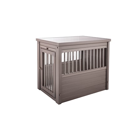 ECOFLEX Dog Crate, Gray Medium MPN:EHHC405M