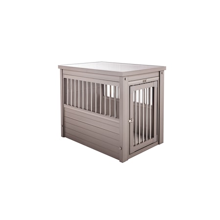 ECOFLEX Dog Crate, Gray Small MPN:EHHC405S