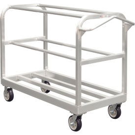 New Age Industrial Heavy Duty Aluminum Lug Dolly/Bin Cart 450 lb. Capacity 51