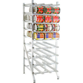 New Age Industrial Stationary Heavy Duty Full Size Can Racks 162(#10 Can) 216(#5 Can) Aluminum 1250
