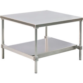 New Age Industrial Heavy Duty Stationary Modular Equipment Stand with Undershelf 48
