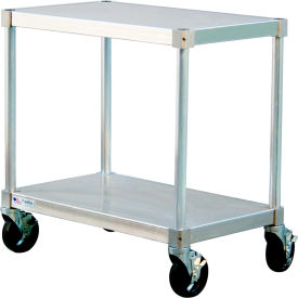 New Age Industrial Standard Mobile Modular Equipment Stand with Undershelf 30