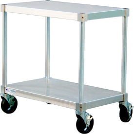 New Age Industrial Standard Mobile Modular Equipment Stand with Undershelf 48