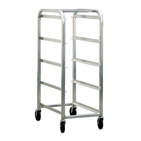 Bin Cart, 18 7/8 in W, 42 in H, Silver MPN:97205