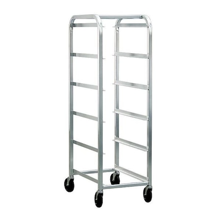 Bin Cart, 18 7/8 in W, 61 in H, Silver MPN:97253